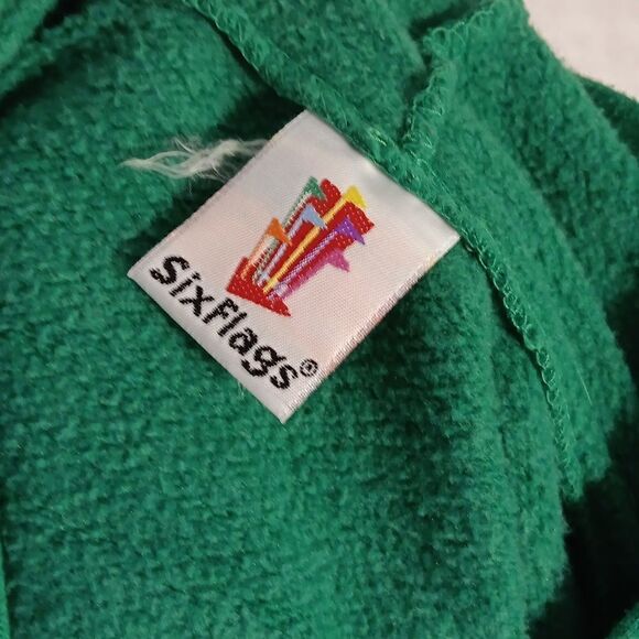 Vtg Green Lantern from Six Flags Hoodie - Picture 5 of 6